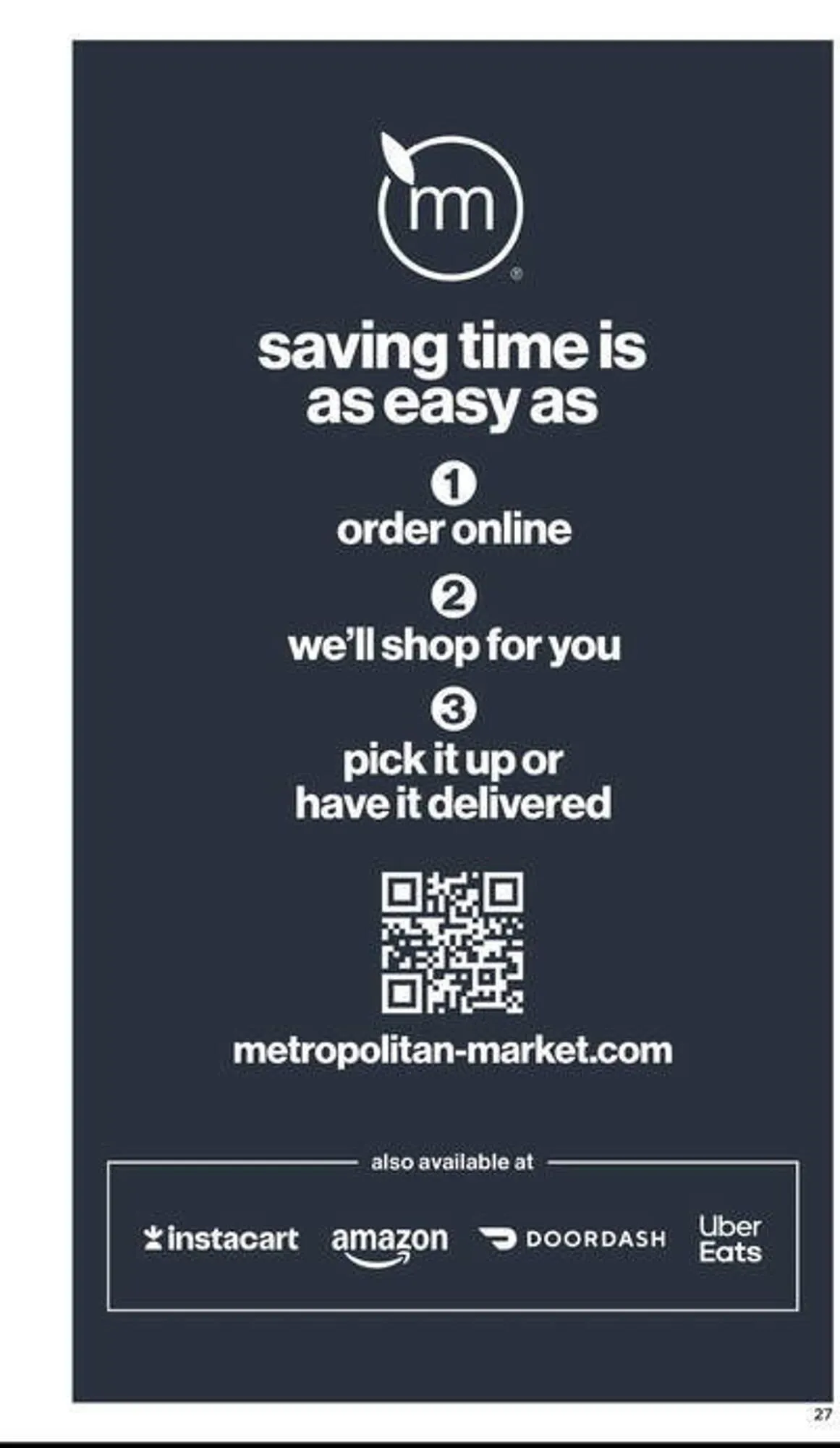 Weekly ad Metropolitan market Weekly Ad from March 26 to May 20 2025 - Page 27