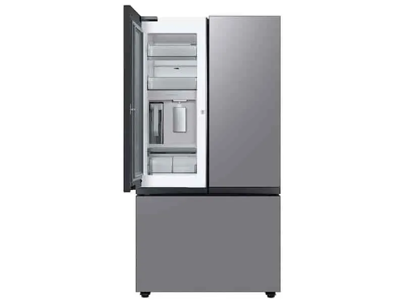 Bespoke 3-Door French Door Refrigerator (30 cu. ft.) with Beverage Center™ in Stainless Steel