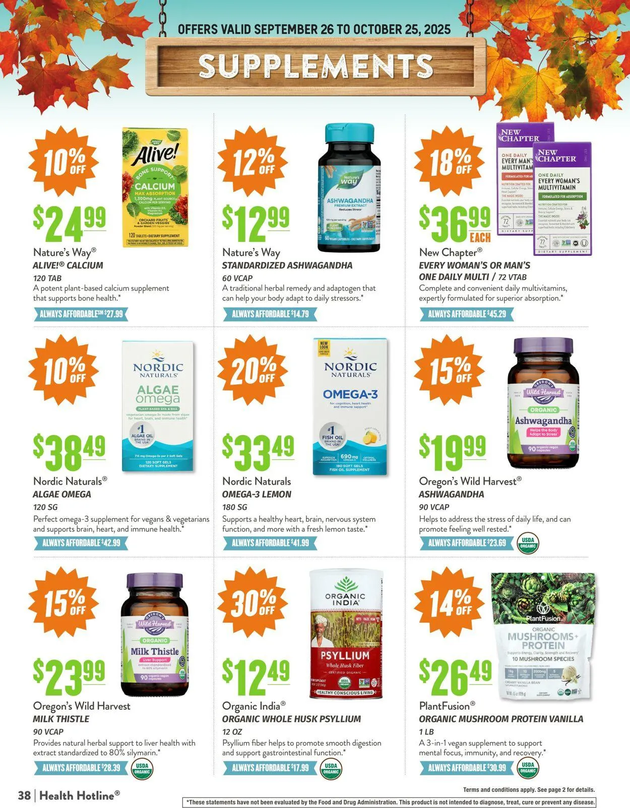 Weekly ad Natural Grocers from September 24 to October 17 2025 - Page 38