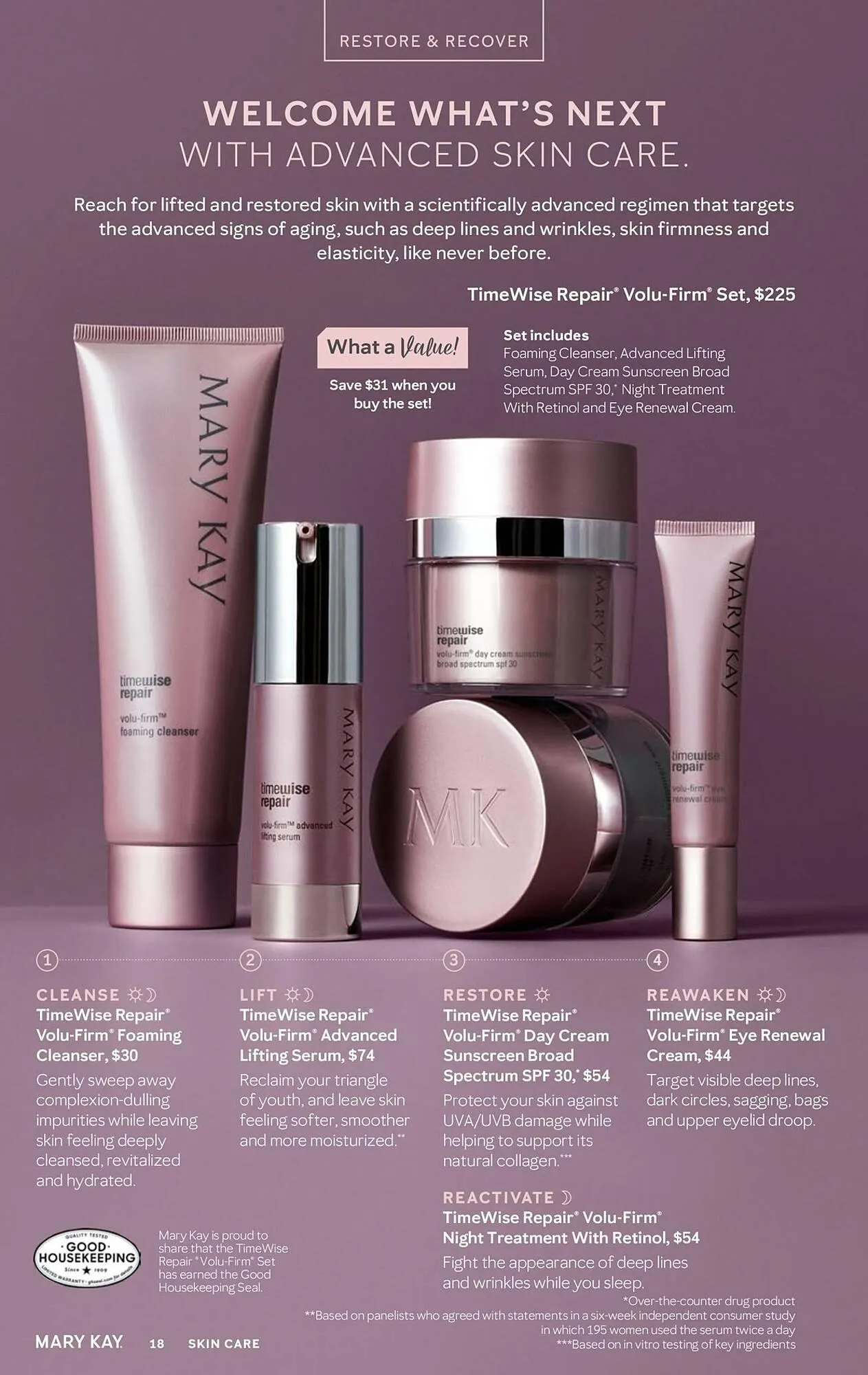 Weekly promotion Mary Kay weekly ad spanning from December 1 to December 31 2025 - Page 18 for Catalogue 365