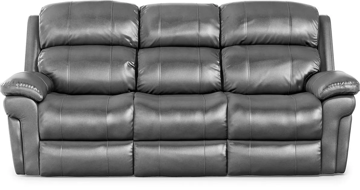 Trevino Place Leather Dual Power Reclining Sofa