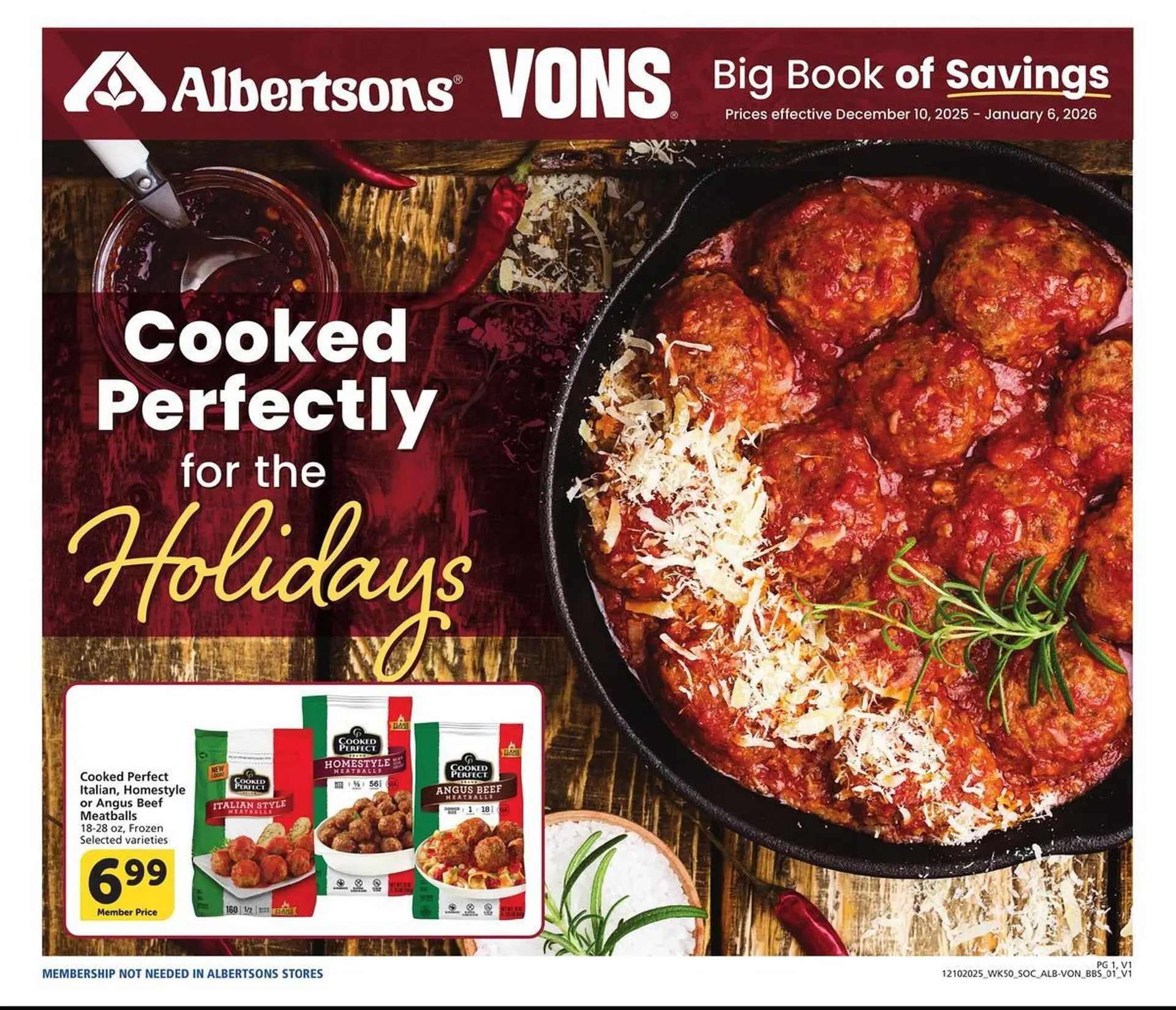 Weekly ad Vons weekly ad from December 10 to January 6 2026 - Page 1