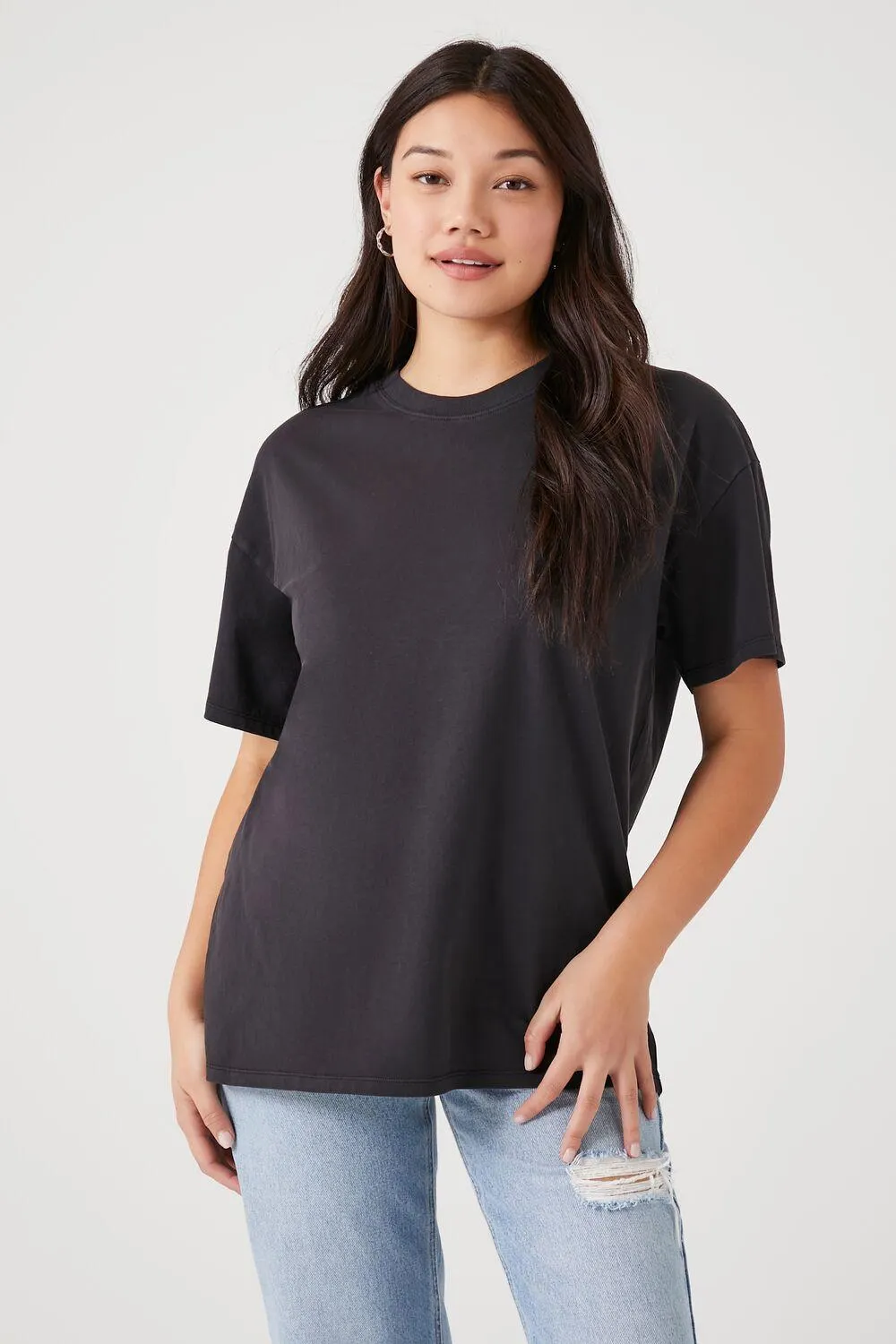 Oversized Boyfriend Crew Tee