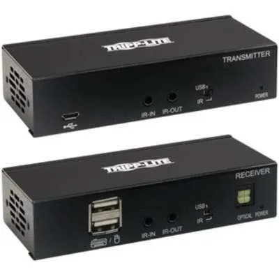 Tripp Lite USB-C to HDMI over Cat6 Extender Kit, KVM Support, 4K 60Hz, 4:4:4, USB, PoC