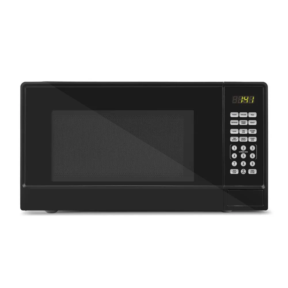 Continental® 1.1 cu. ft. Black Counterop Microwave