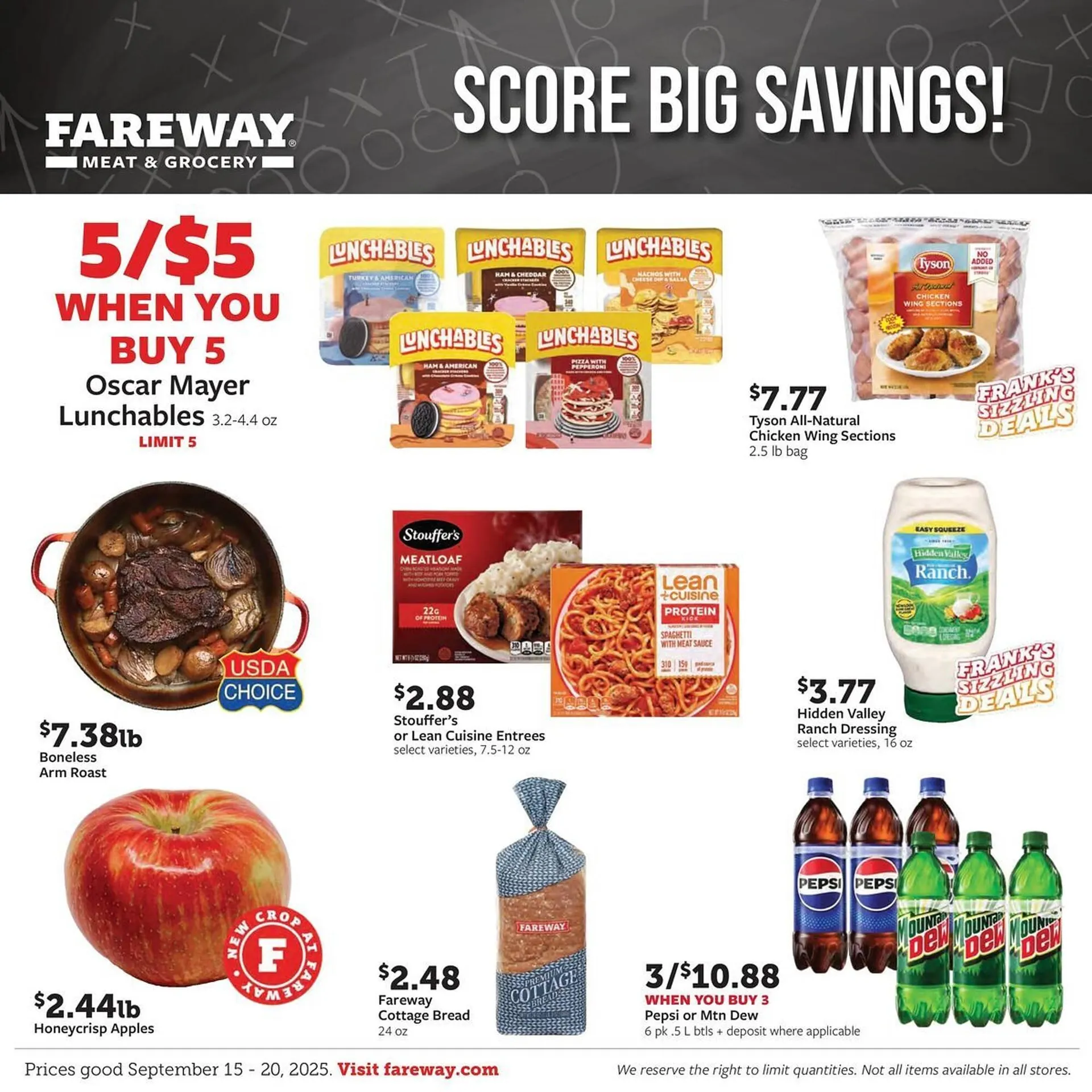 Weekly ad Fareway weekly ad from September 15 to September 20 2025 - Page 1