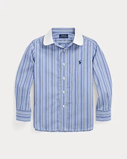 Striped Cotton Poplin Shirt