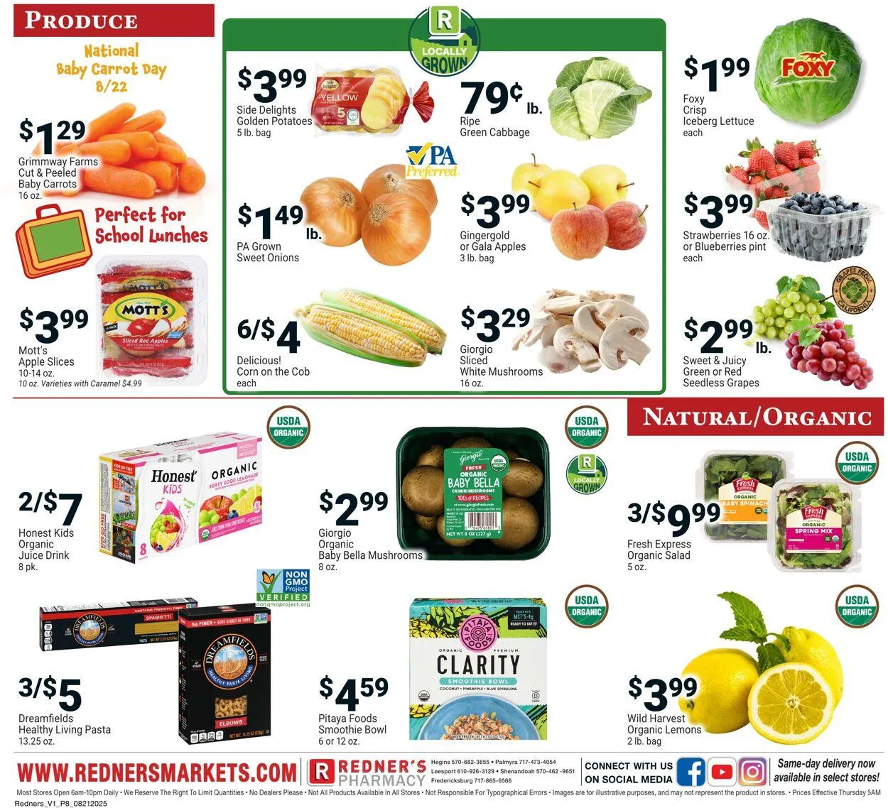 Weekly ad Redner’s Warehouse Market Current weekly ad from August 21 to August 27 2025 - Page 8