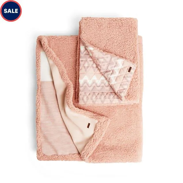 Reddy Pink Matching Throw Set for Dogs