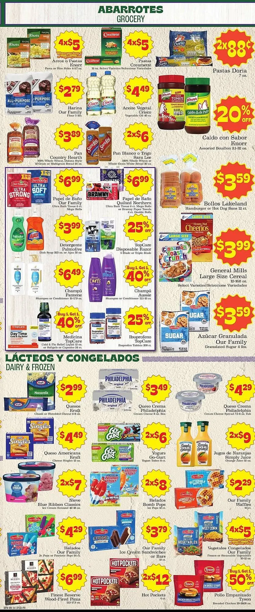 Weekly ad Supermercado Nuestra Familia weekly ad from September 14 to September 20 2025 - Page 4