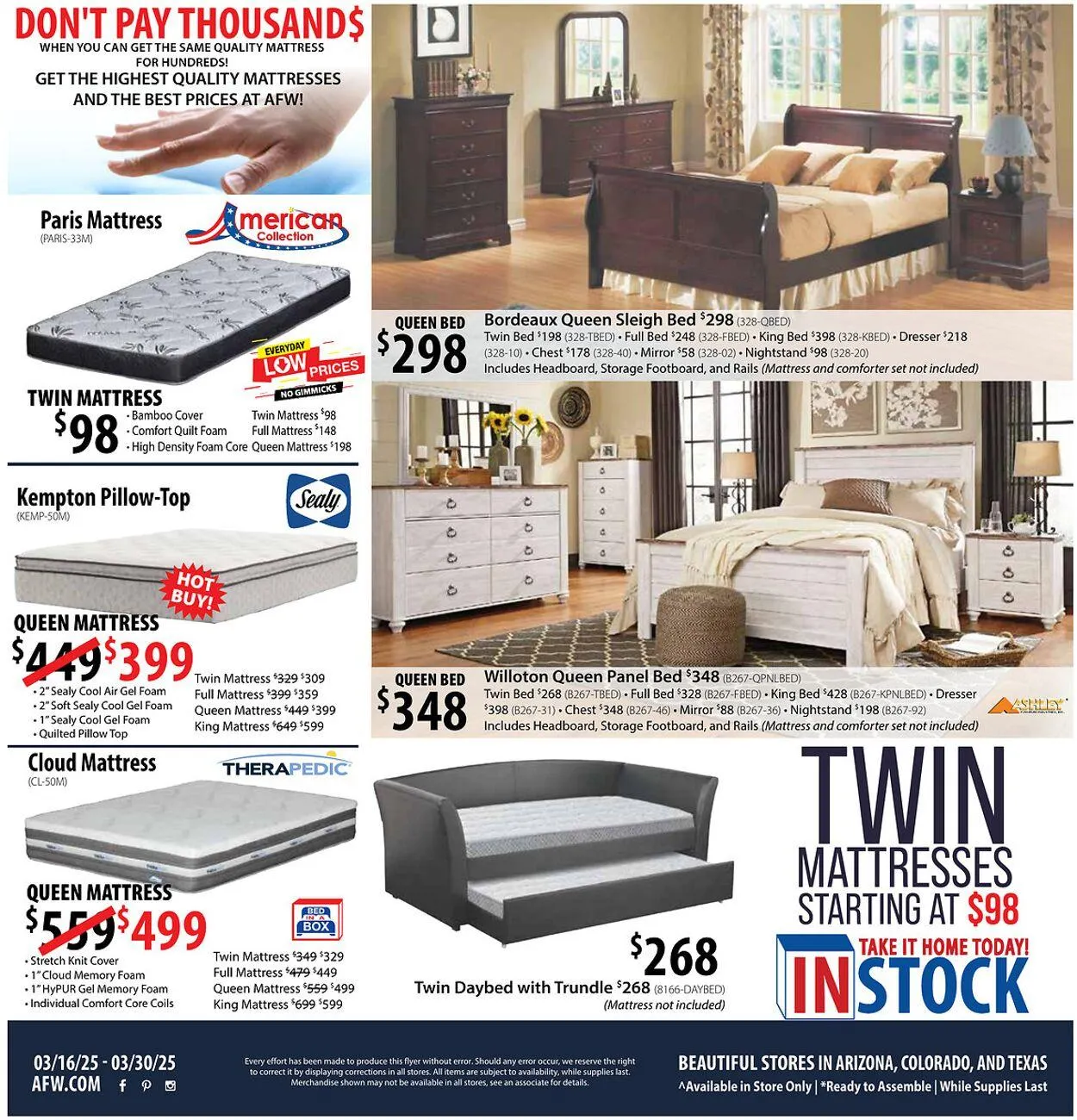Weekly ad American Furniture Warehouse Current weekly ad from July 6 to July 20 2025 - Page 8