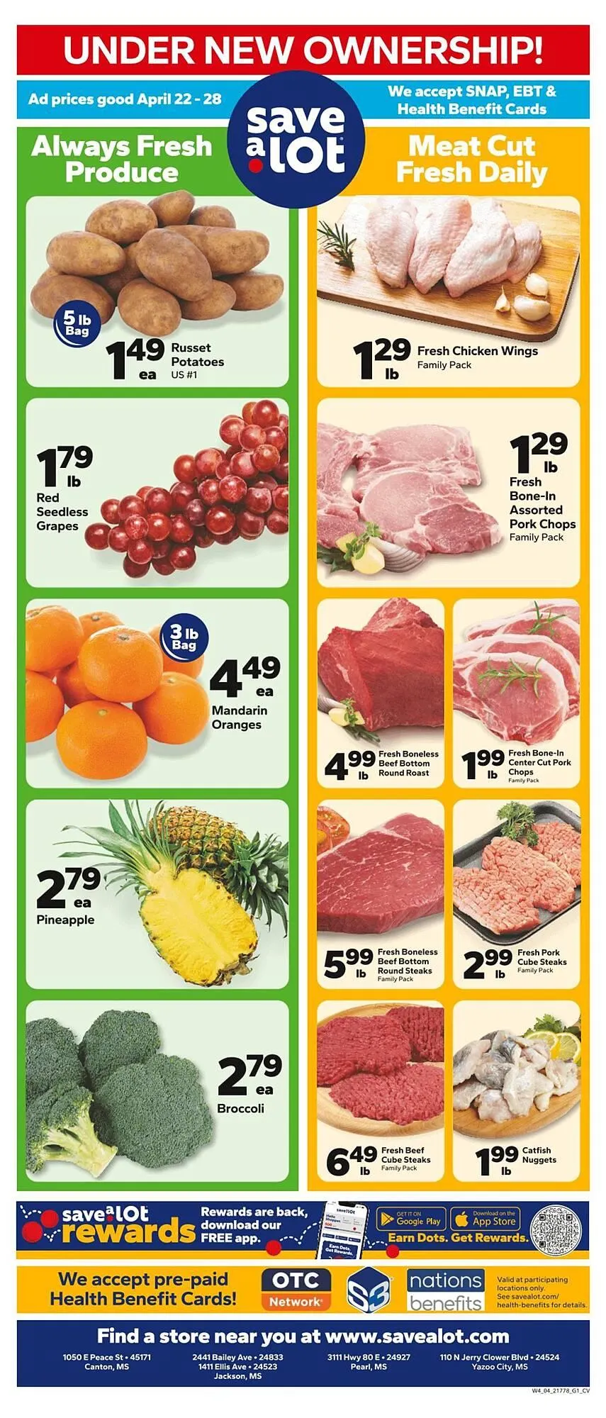 Weekly ad Save a Lot weekly ad from April 22 to April 28 2026 - Page 1