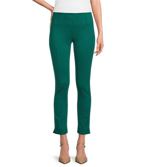 Slim Factor by Investments Coordinating Stretch Ponte Knit Ankle Skinny Pants