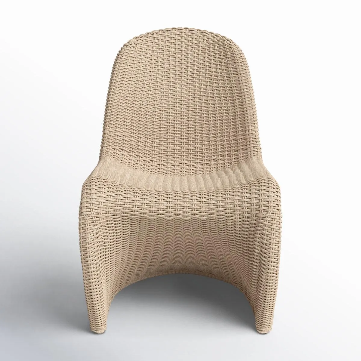 Daughtery Wicker Outdoor Dining Side Chair