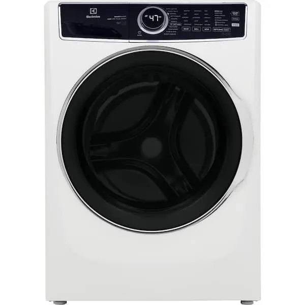 27 in. W 4.5 cu. ft. Front Load Washer with SmartBoost, LuxCare Plus Wash System, Perfect Steam, ENERGY STAR in White