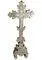 19th Century Olive Wood Crucifix Altar Cross