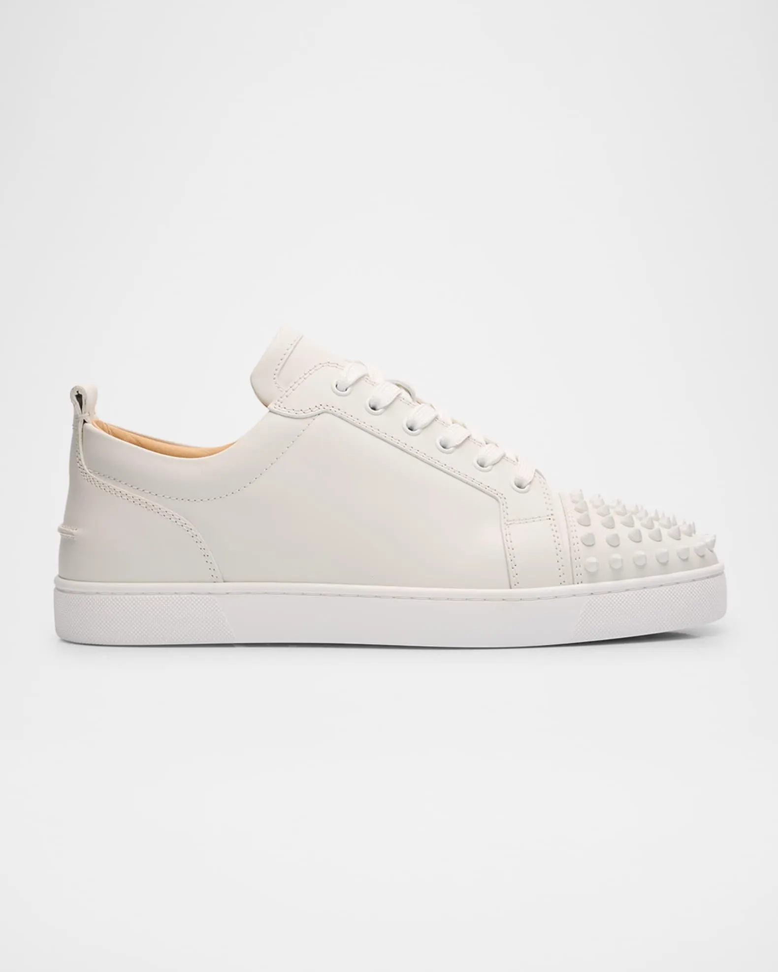 Men's Louis Junior Spikes Leather Low-Top Sneakers