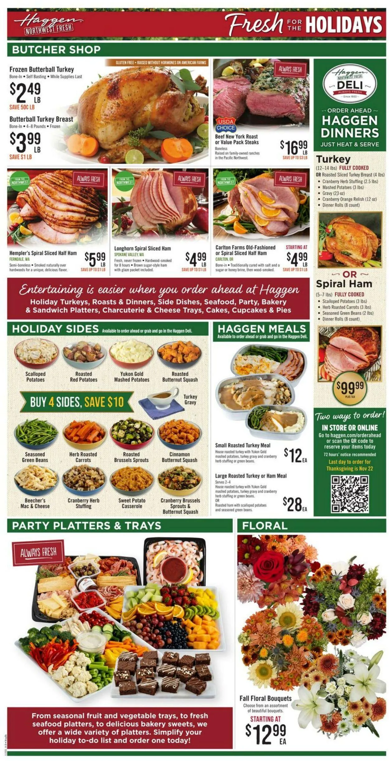 Weekly promotion Haggen Current weekly ad spanning from November 19 to December 2 2025 - Page 2 for Catalogue 365