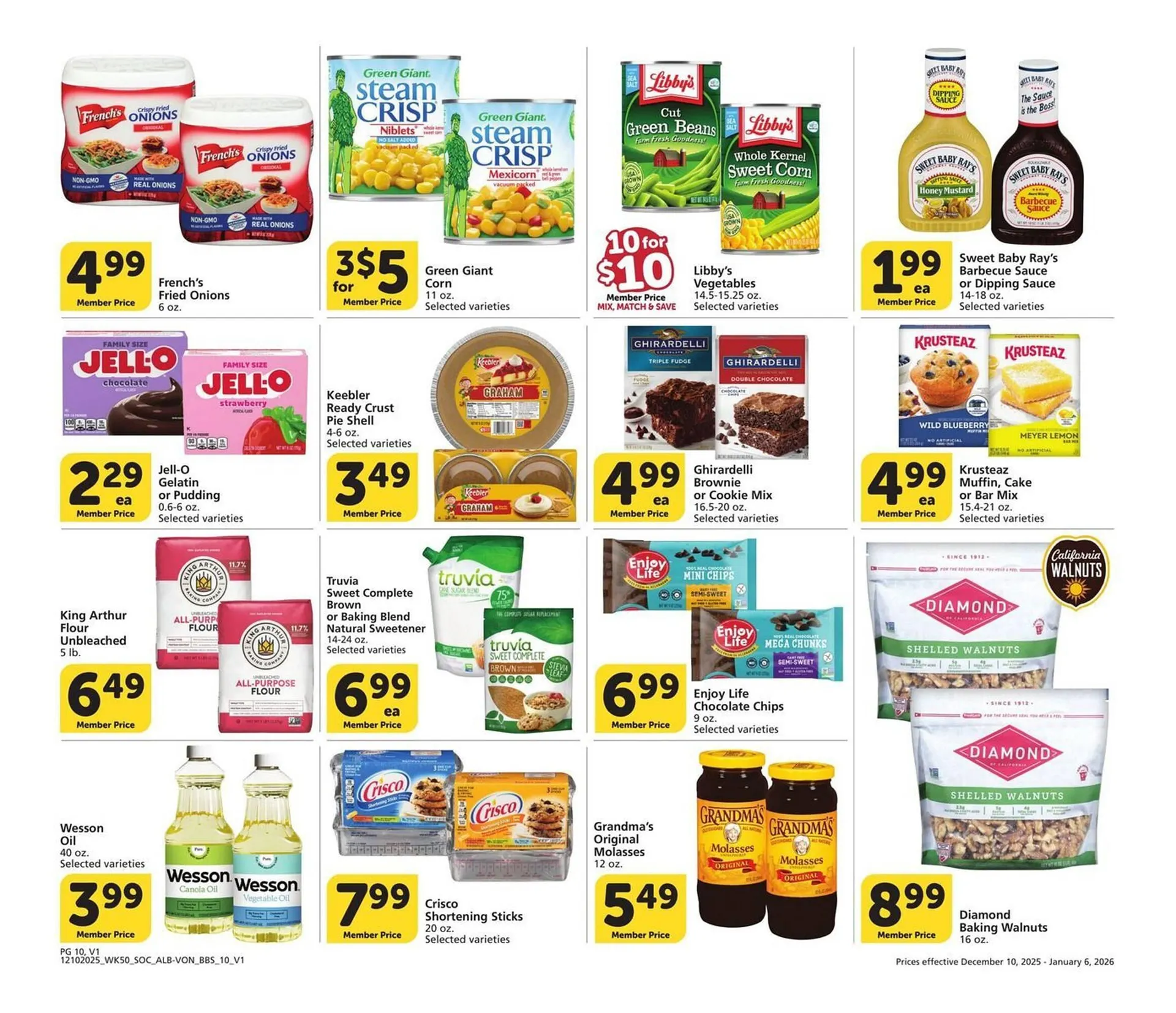 Weekly promotion Albertsons weekly ad spanning from December 10 to January 6 2026 - Page 10 for Catalogue 365