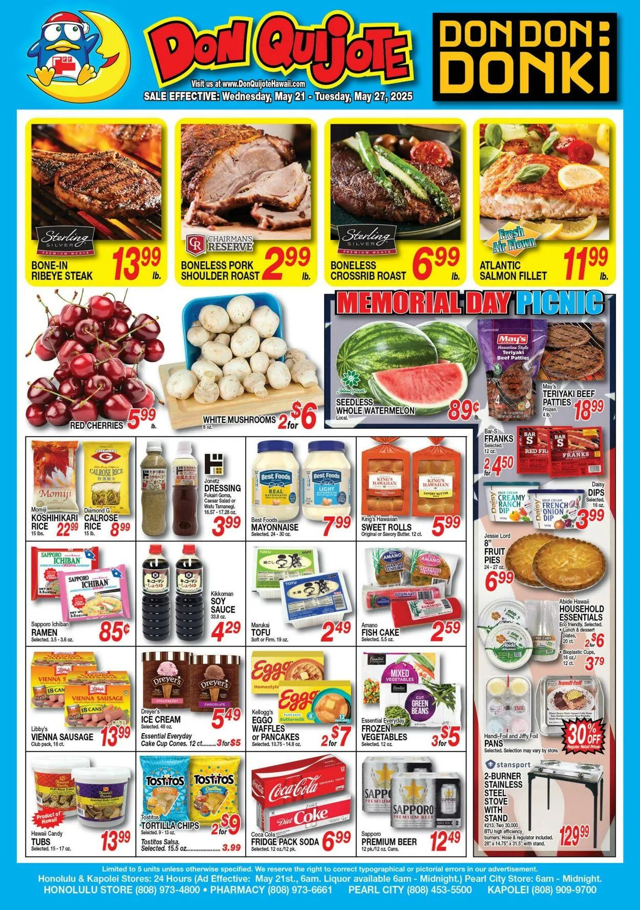 Weekly ad Don Quijote Hawaii from May 21 to May 27 2025 - Page 1
