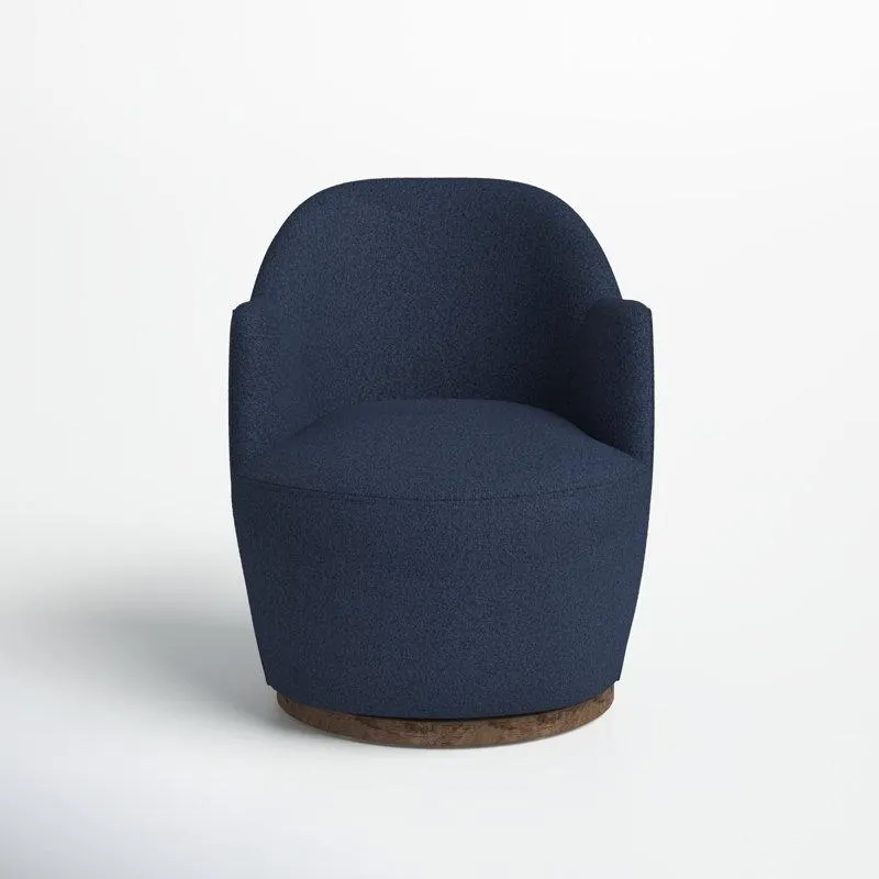 Corson Upholstered Swivel Barrel Chair