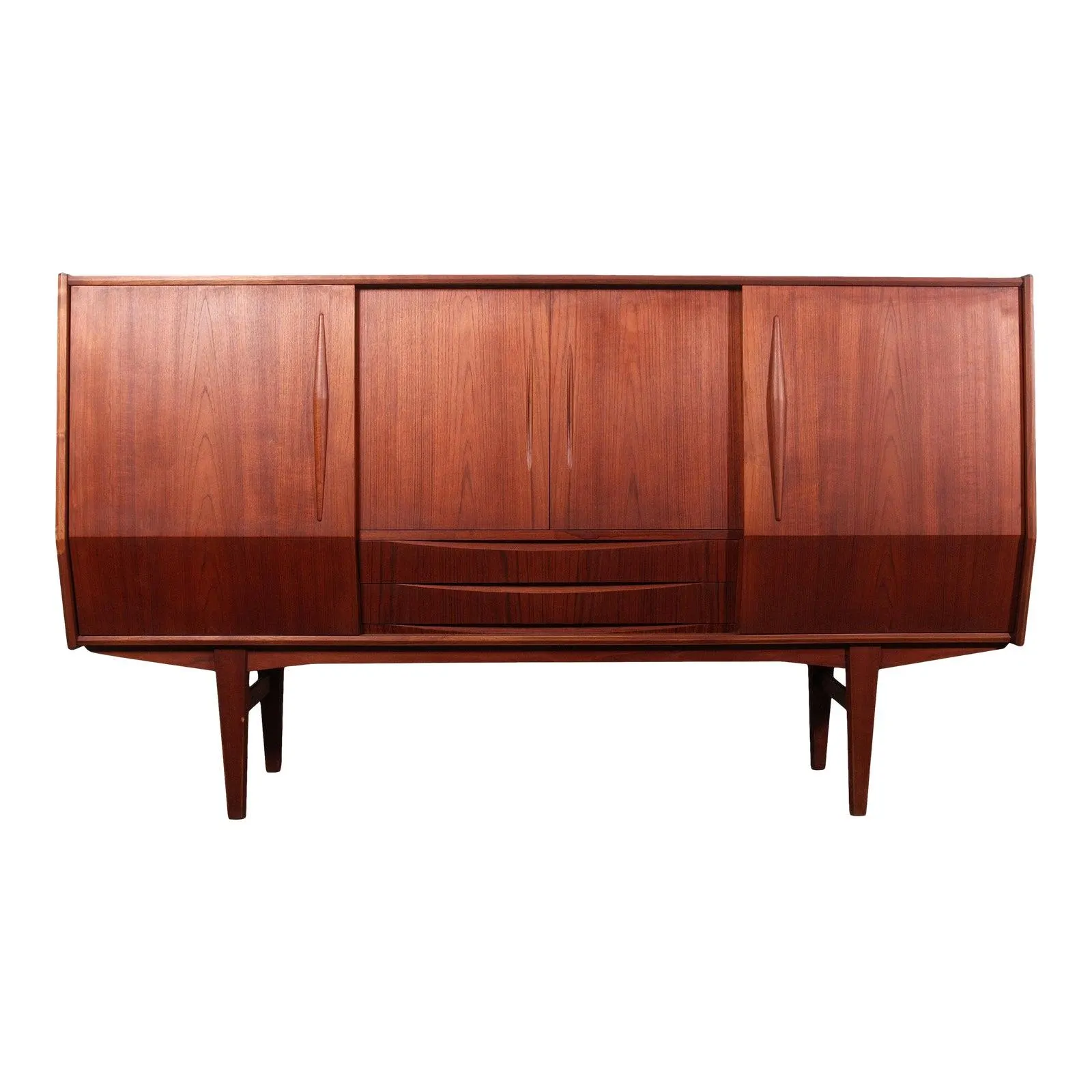 Mid-Century Danish Modern Teak Sideboard Dry Bar Circa. 1950/60s