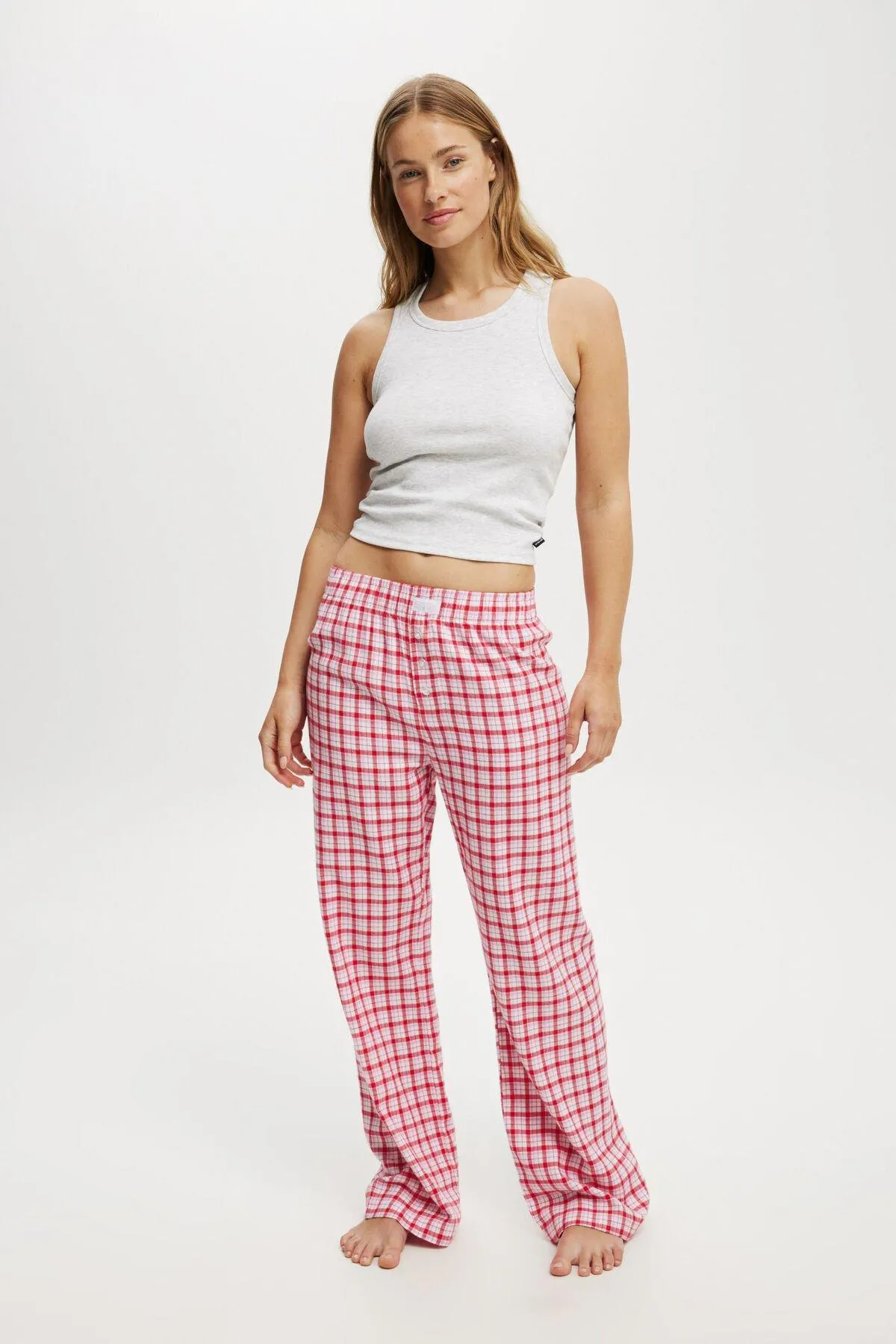 Flannel Boyfriend Boxer Pant