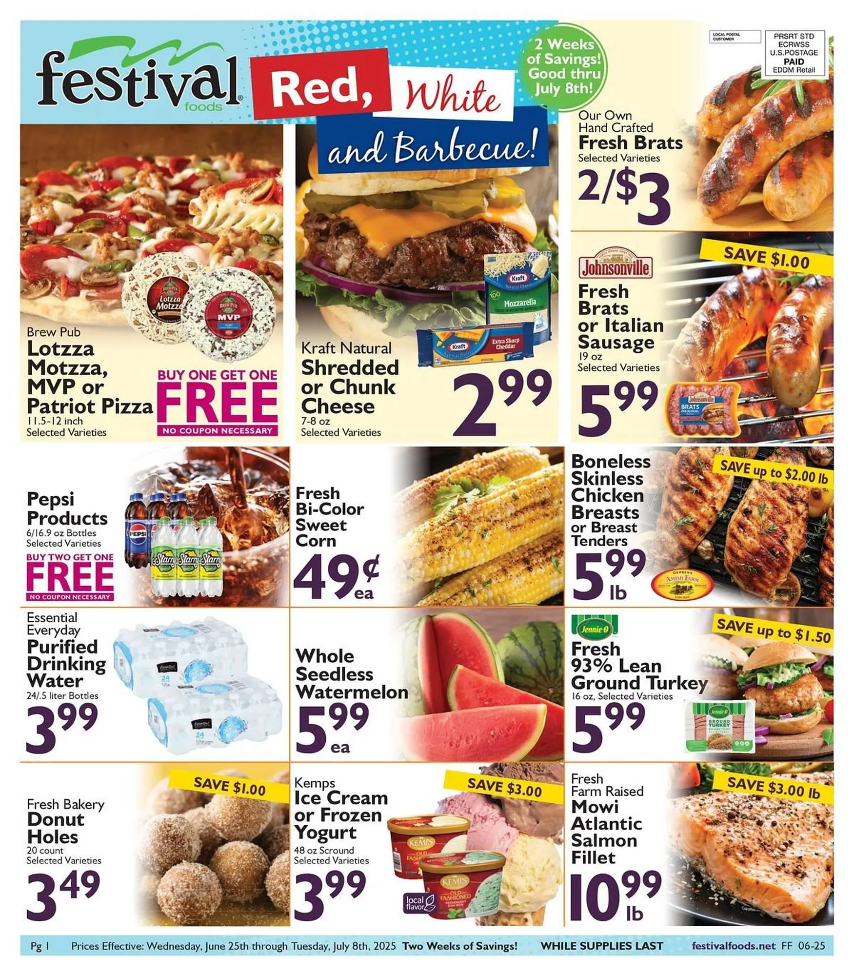 Weekly ad Festival Foods Weekly Ad from June 25 to July 9 2025 - Page 1