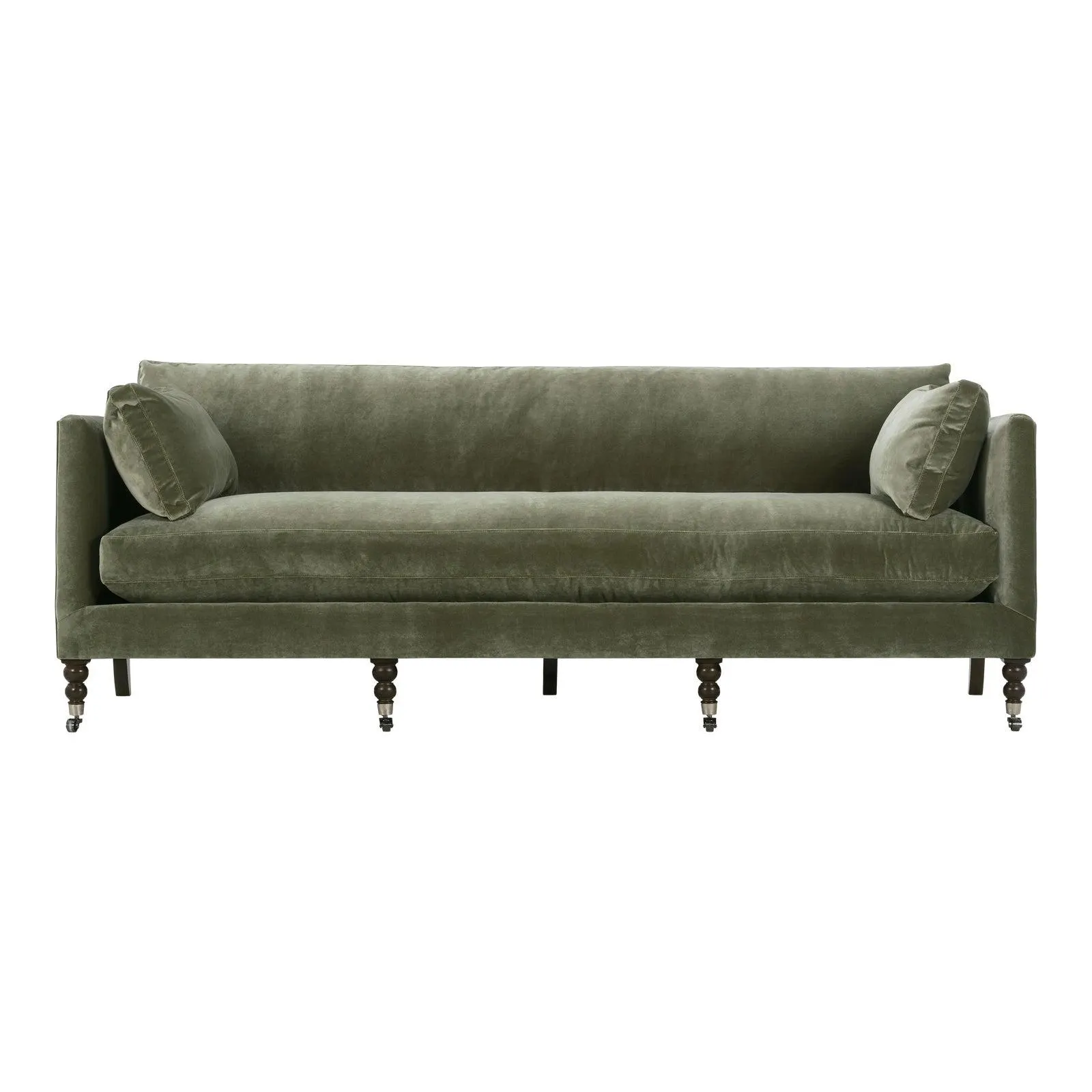 Greta Sofa, Green Velvet