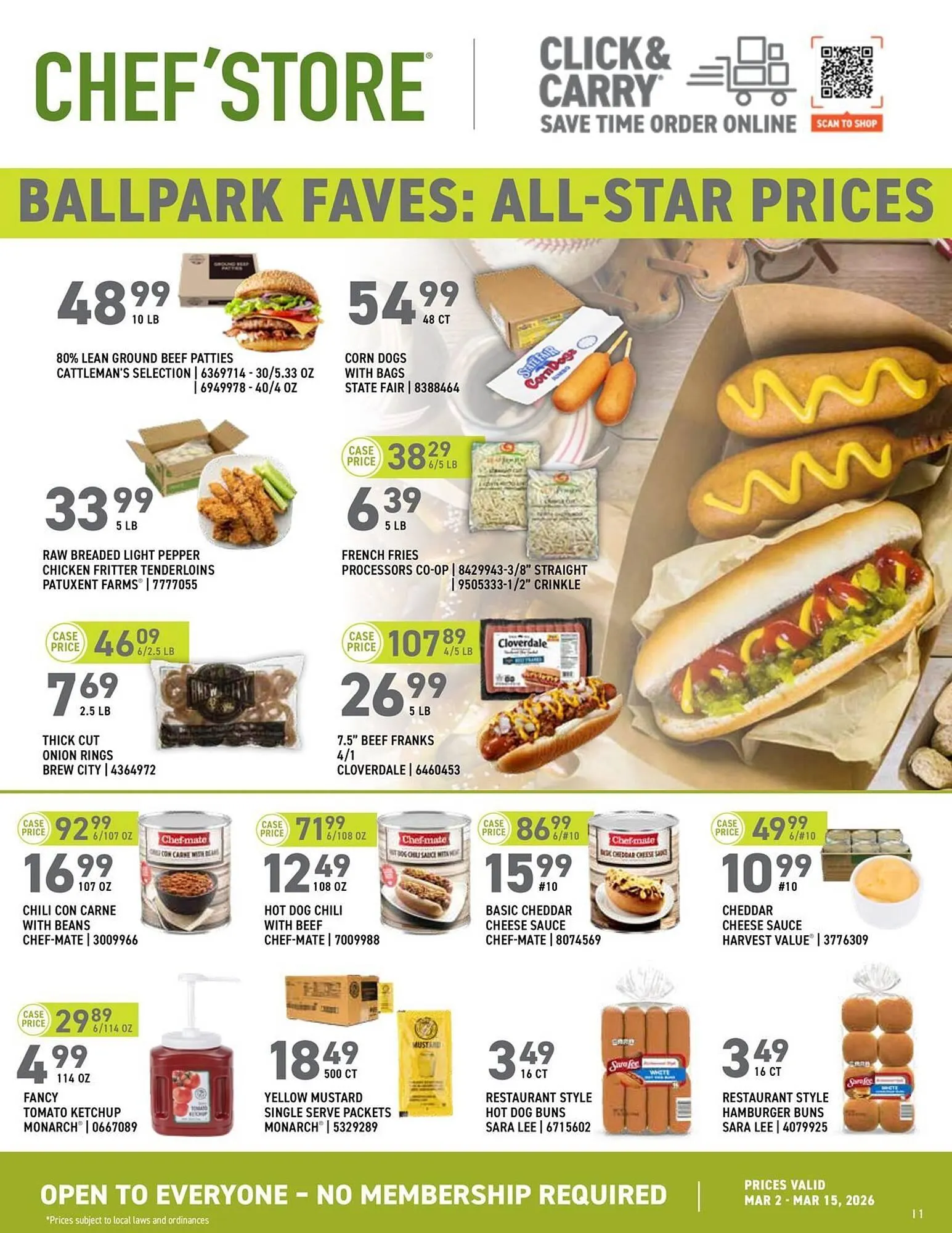 Weekly ad US Foods Chef's Store weekly ad from March 2 to March 15 2026 - Page 1