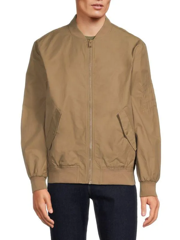 Solid Bomber Jacket