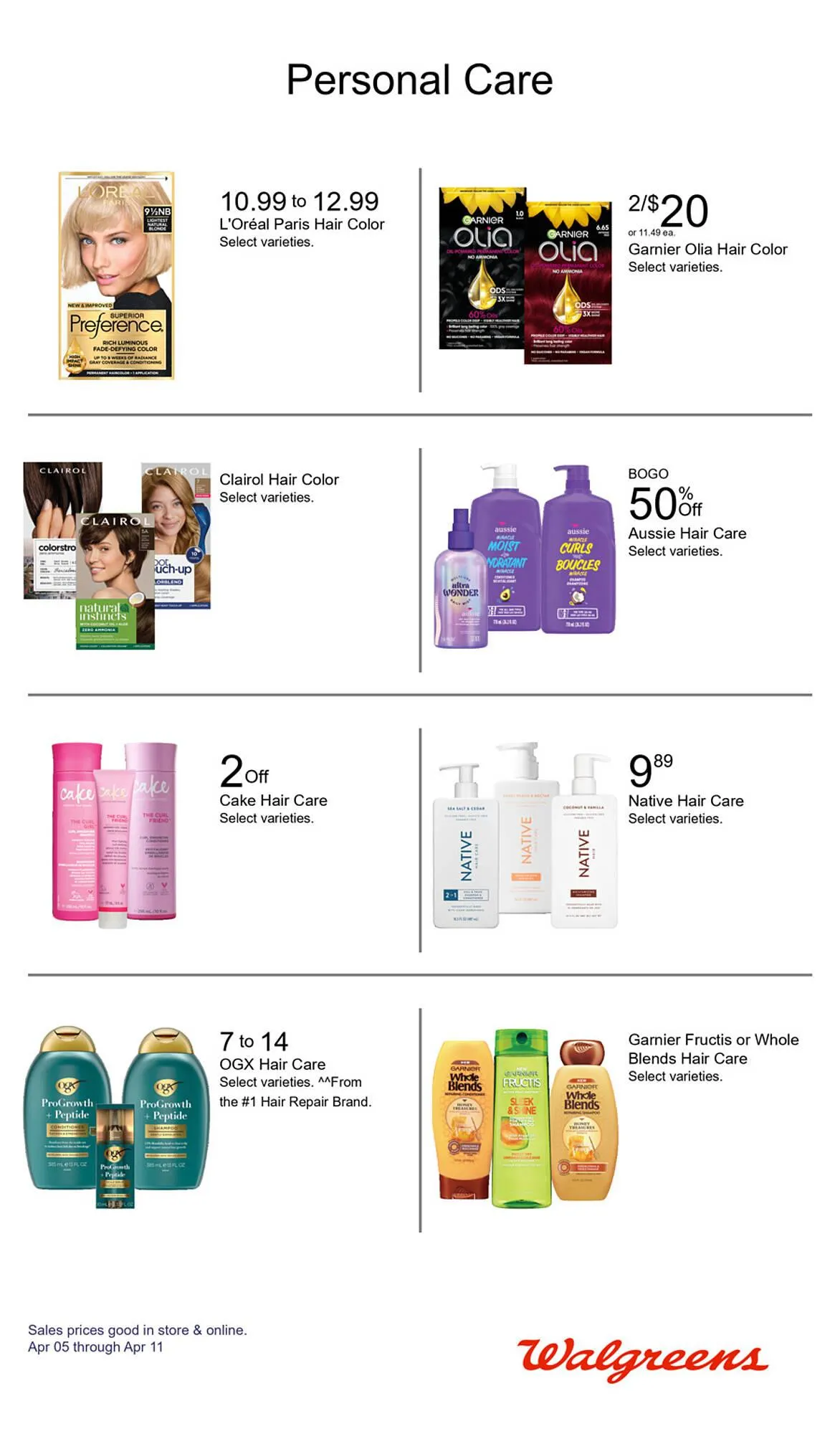 Weekly promotion Walgreens weekly ad spanning from April 5 to April 11 2026 - Page 23 for Catalogue 365