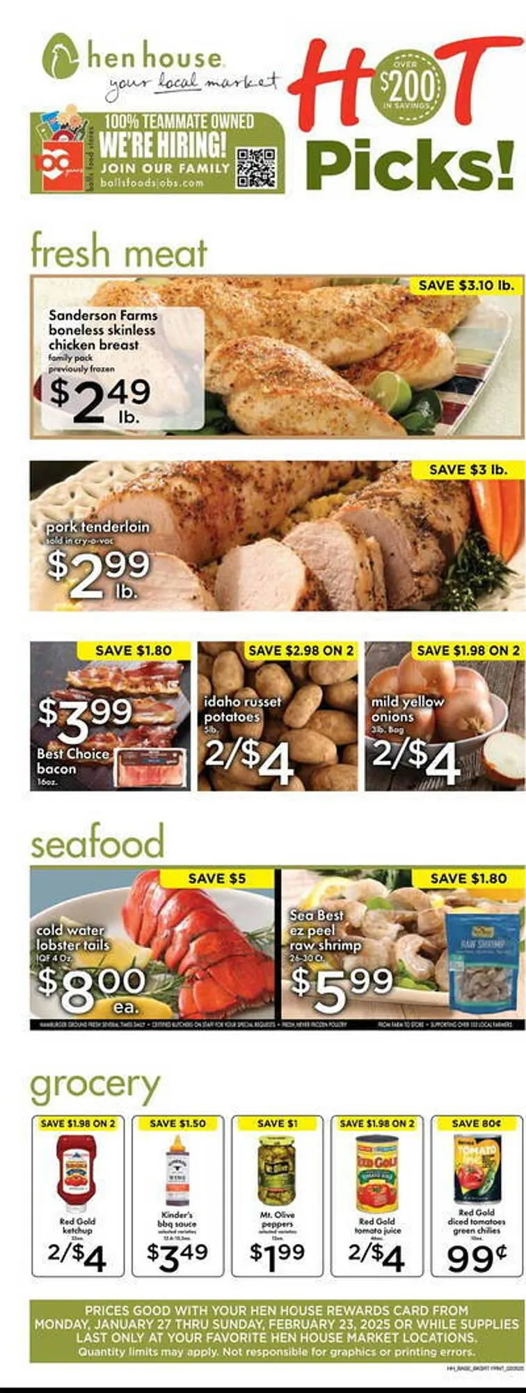 Weekly ad Hen House Weekly Ad from February 5 to February 11 2025 - Page 8