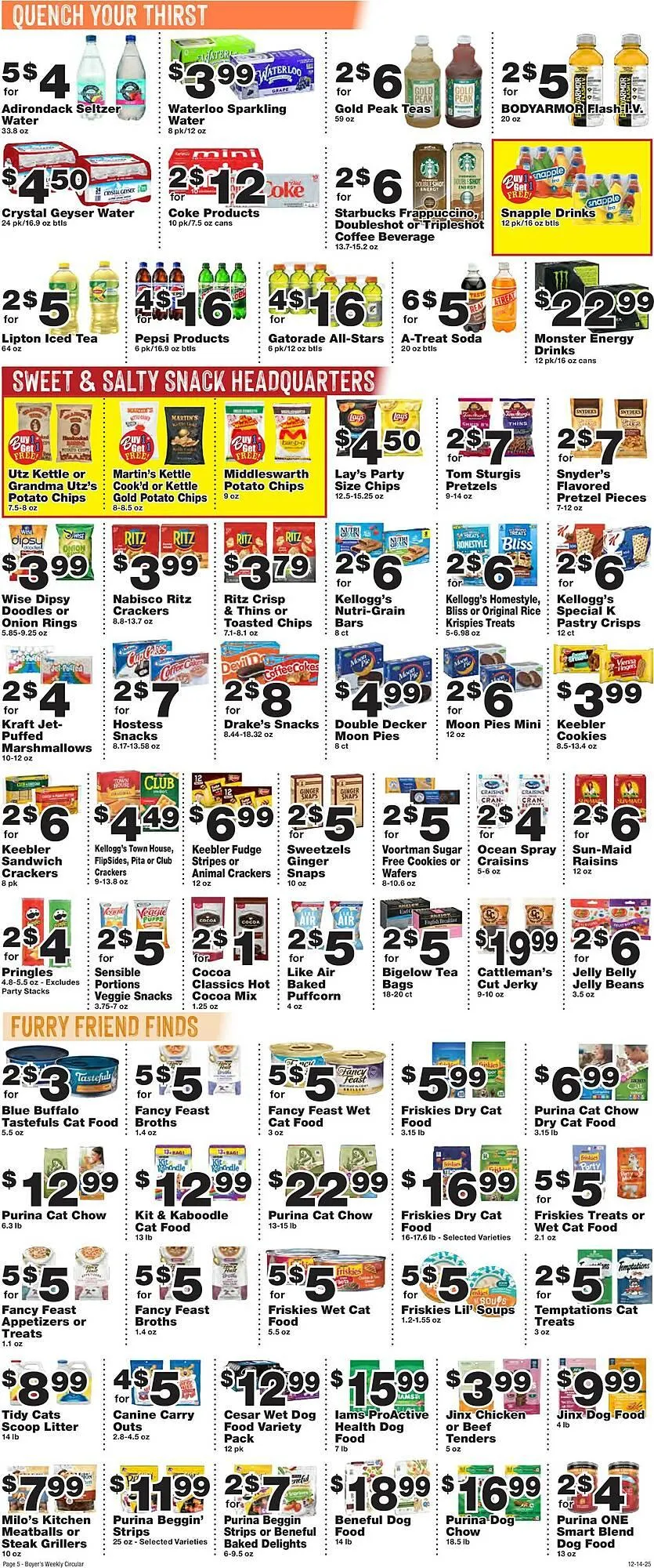 Weekly ad Boyer's Food Markets weekly ad from December 14 to December 20 2025 - Page 5