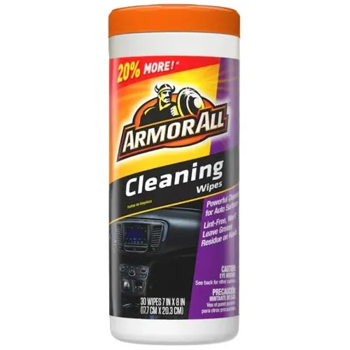 ArmorAll Original Cleaning Wipes, 30 Count