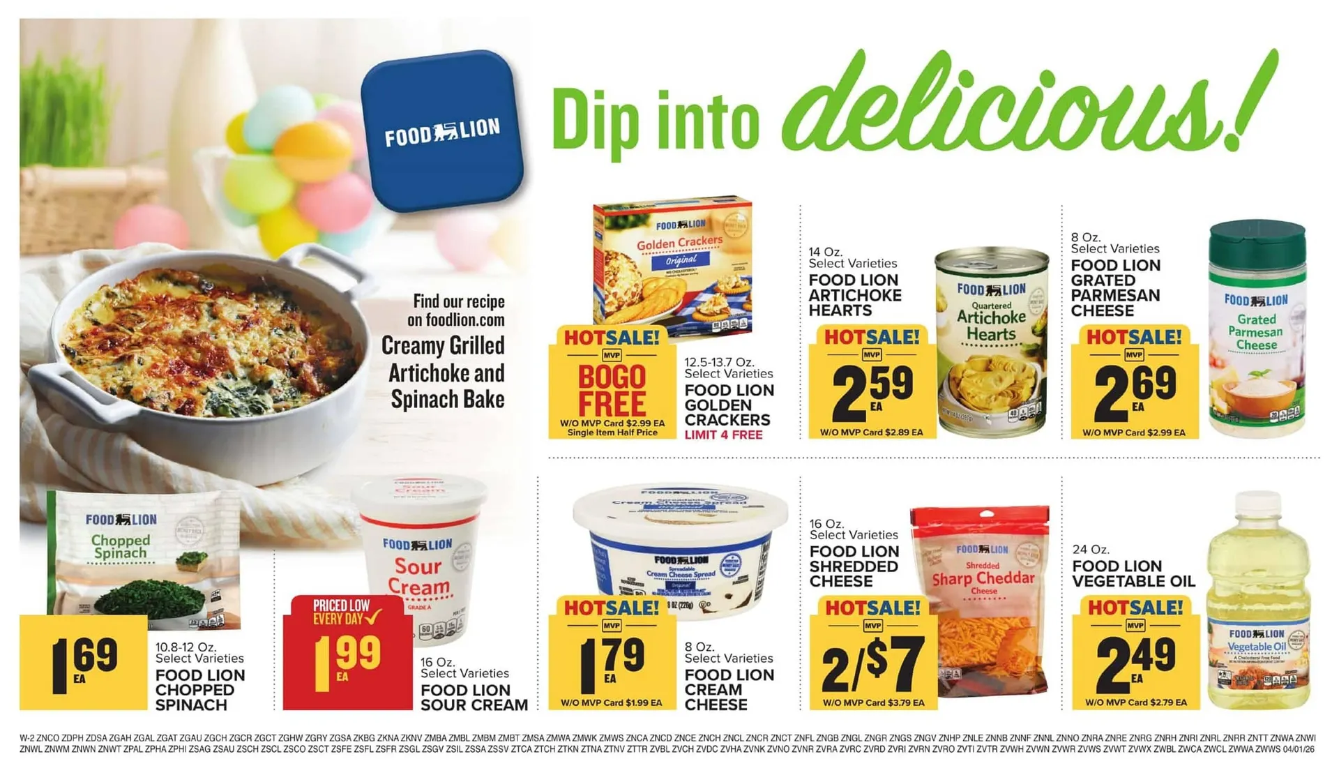 Weekly promotion Food Lion weekly ad spanning from April 1 to April 7 2026 - Page 10 for Catalogue 365