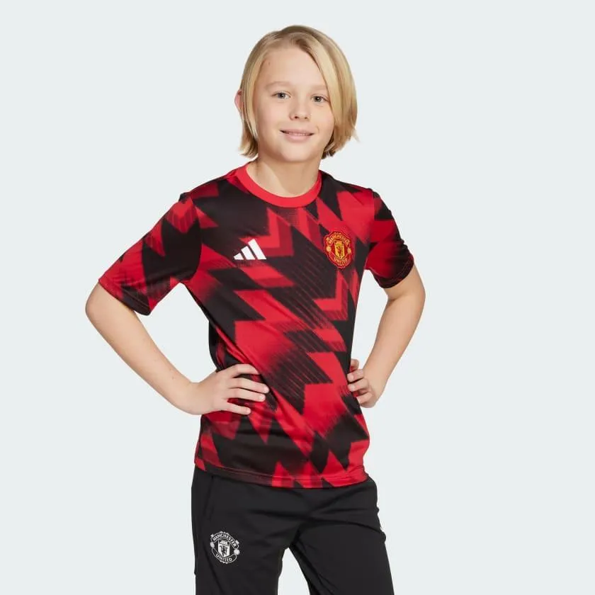 Manchester United 25/26 Pre-Match Jersey Kids