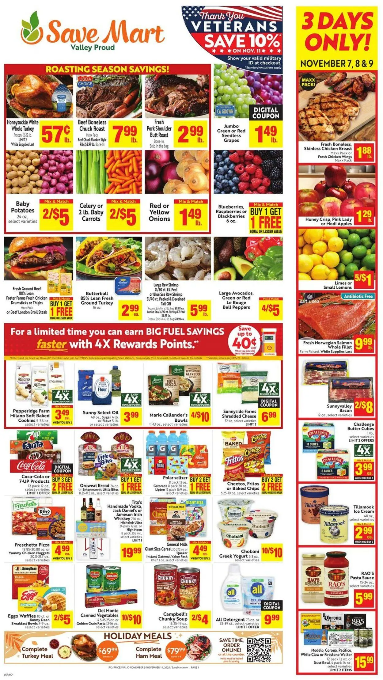 Weekly ad Save Mart Current weekly ad from November 5 to November 11 2025 - Page 1