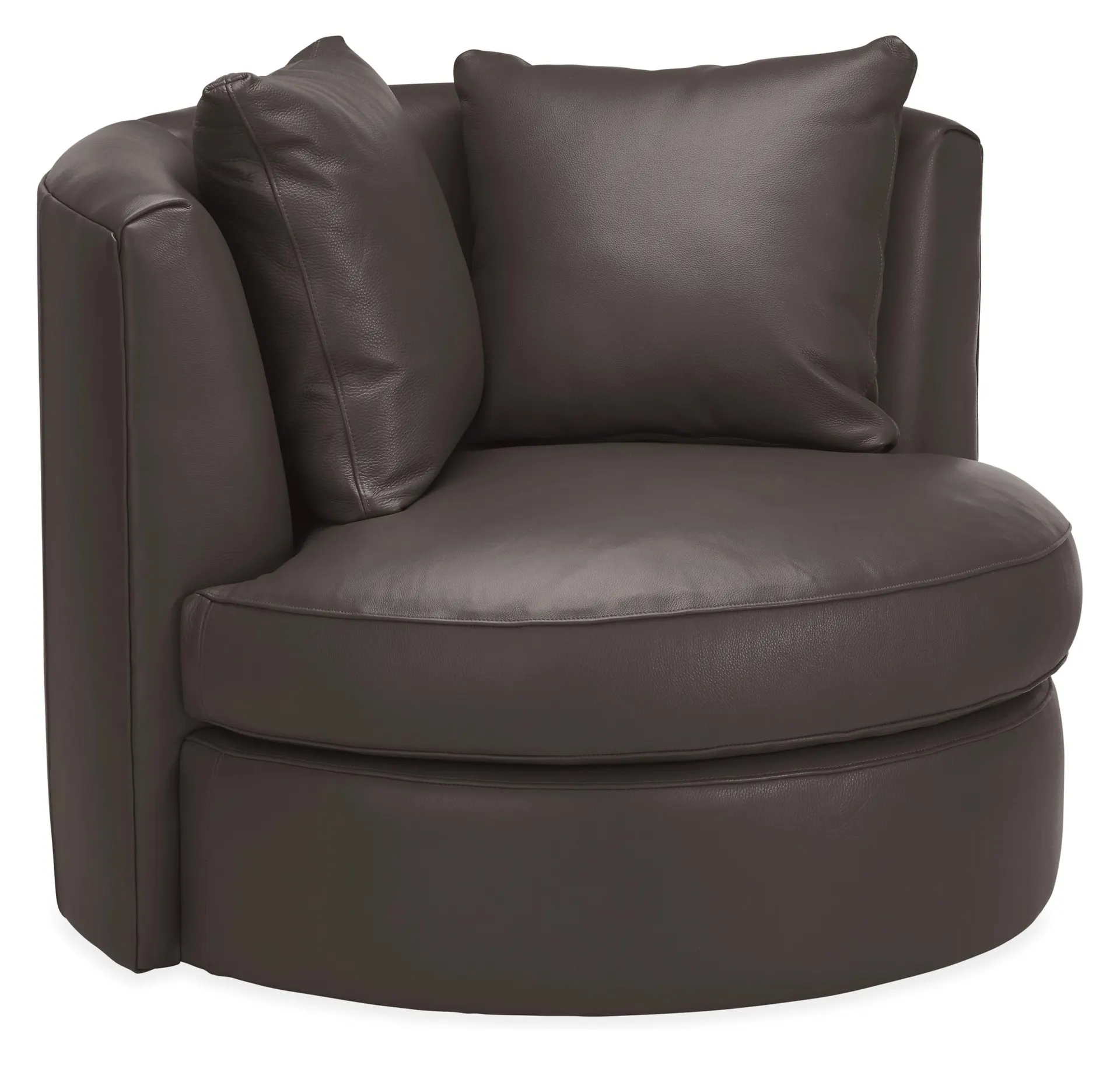 Eos 42" Swivel Chair in Urbino Smoke