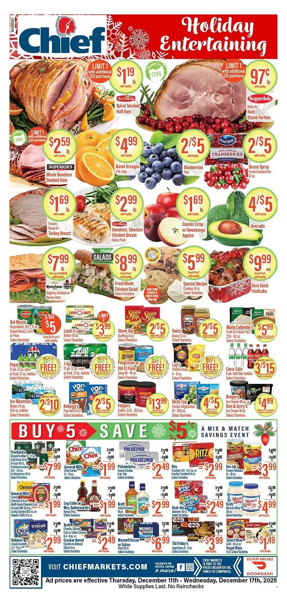 Weekly ad Chief Supermarket weekly ad from December 11 to December 17 2025 - Page 1