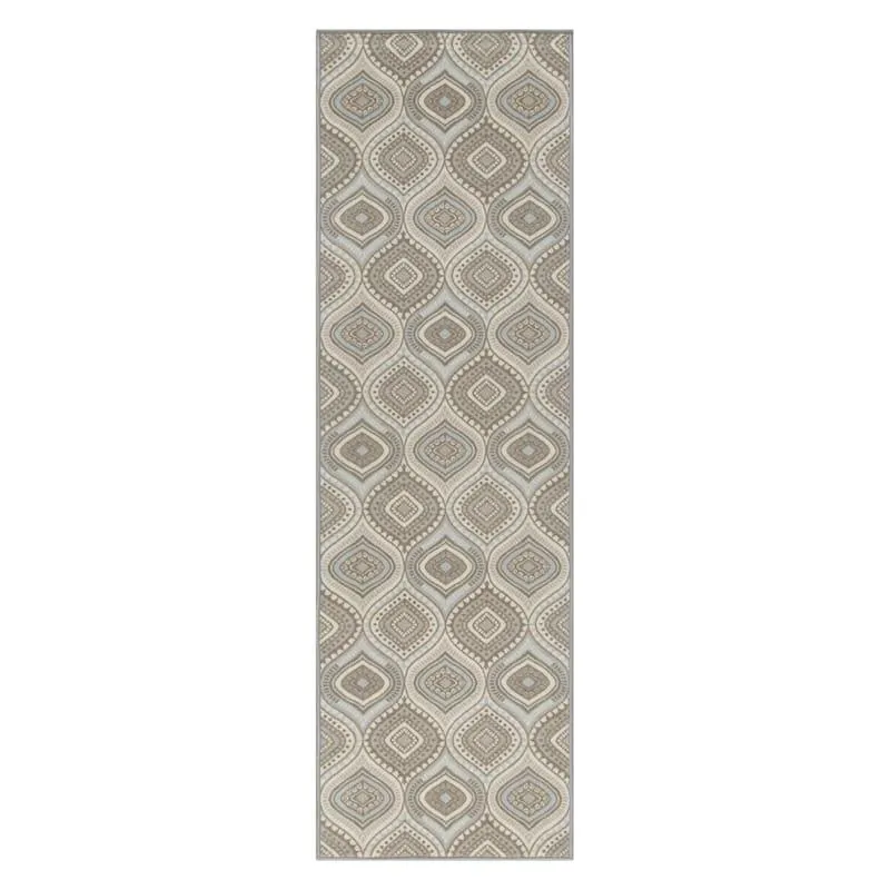 (D407) Contemporary Geometric Ogee Design Runner, 2x7