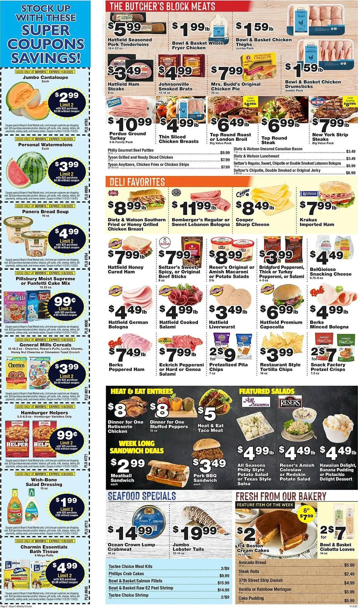 Weekly ad Boyer's Food Markets weekly ad from November 2 to November 8 2025 - Page 2