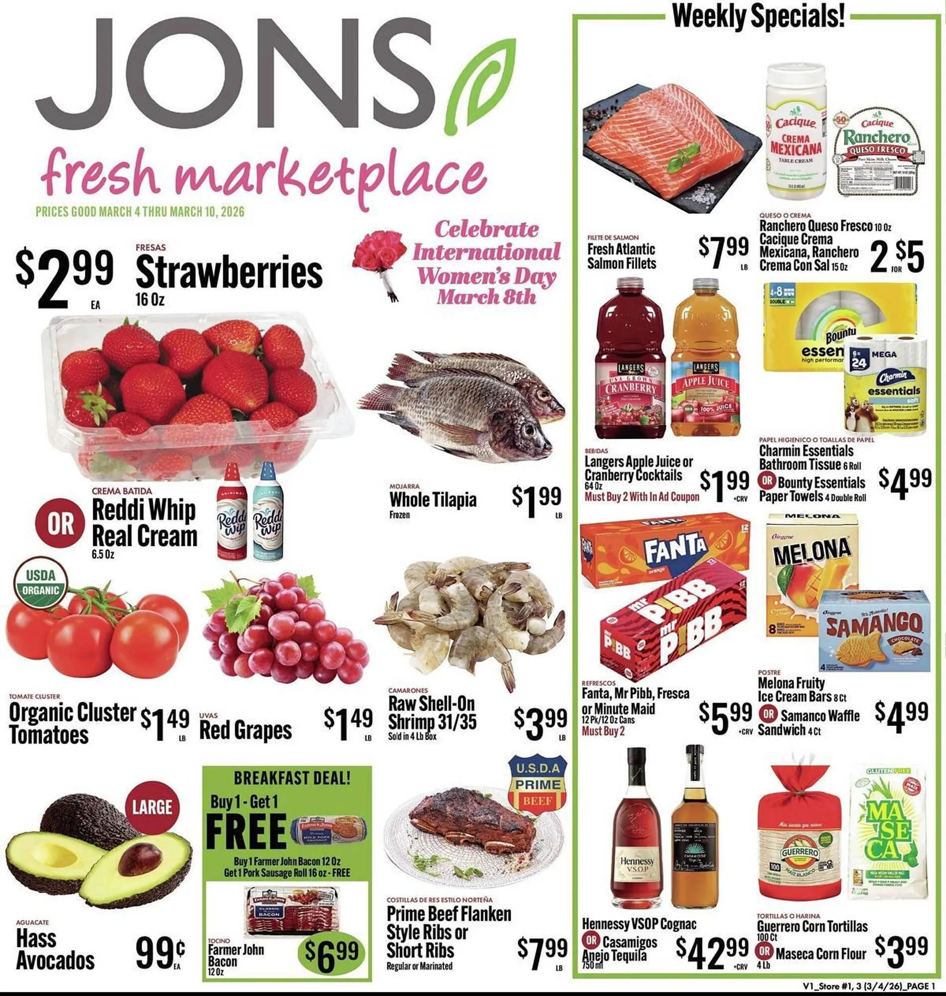 Weekly ad Jons International weekly ad from March 4 to March 10 2026 - Page 1