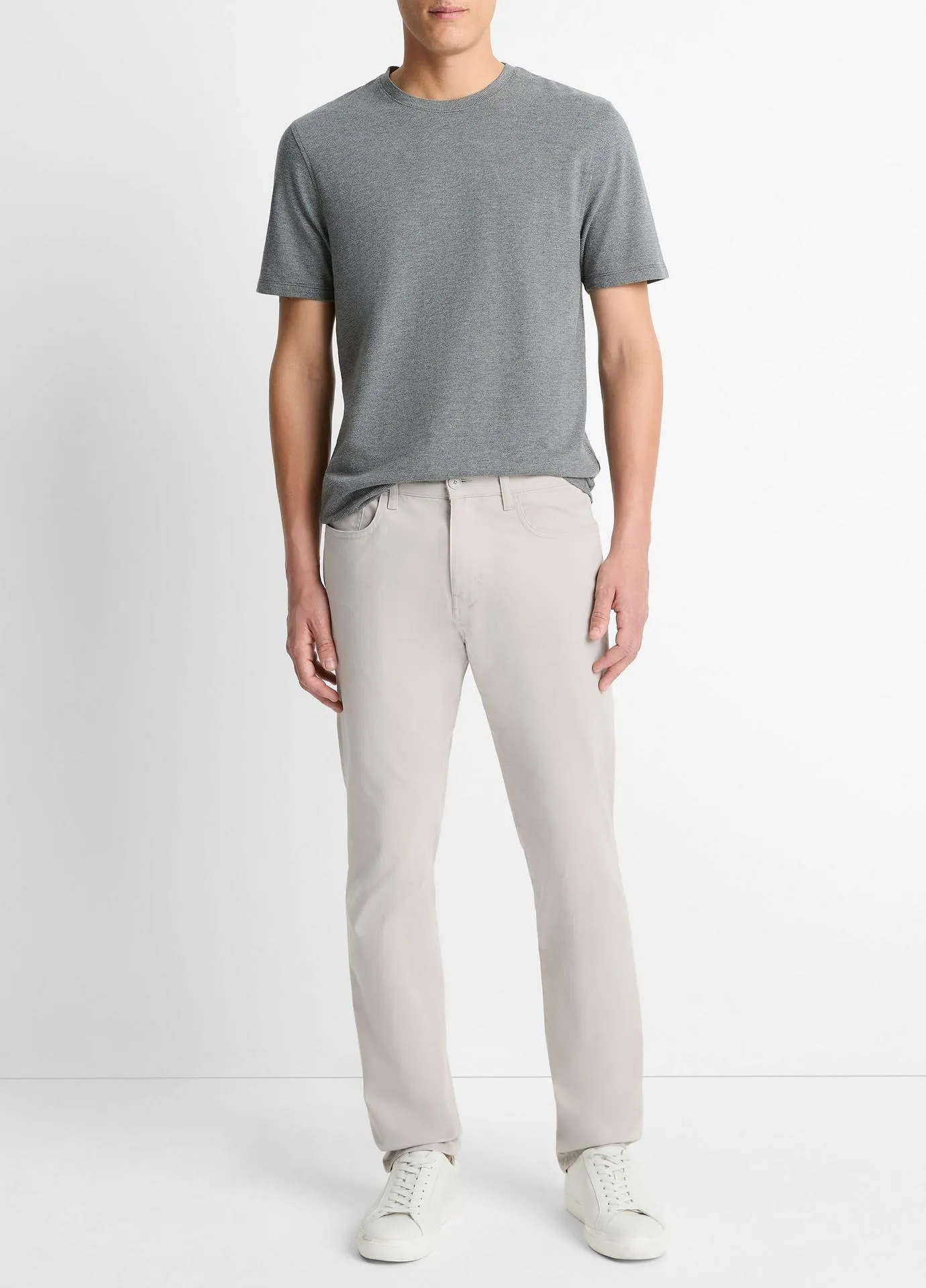 Dylan Slim 5-Pocket Peached Stretch-Cotton Pant