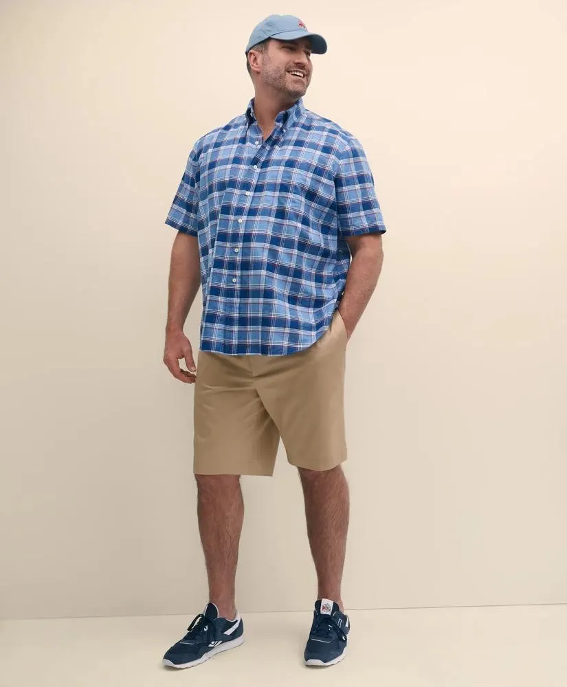 Big & Tall Cotton Madras Sport Shirt