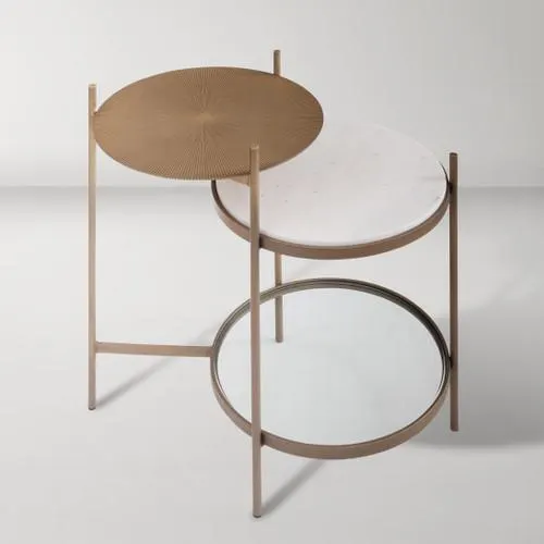 Felicity Accent Table - Brass
