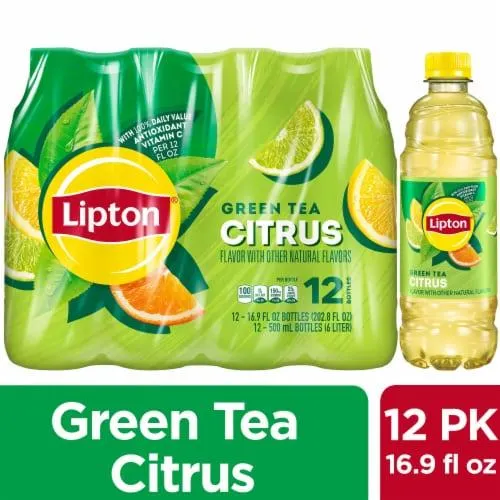 Lipton® Citrus Green Iced Tea Multipack Bottles