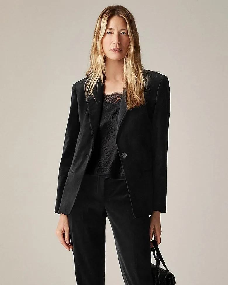 Alexandra blazer in velvet