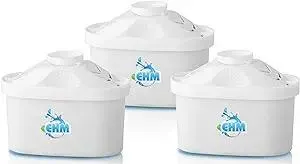 EHM SureFlow Alkaline Water Pitcher Replacement Cartridge – Healthy Drinking Water, PH 8.5-9.5, 6-Stage Filtration & Hydration System