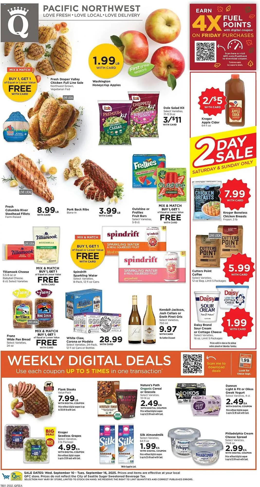 Weekly ad QFC weekly ad from September 10 to September 17 2025 - Page 1